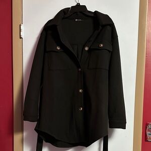 Classic Black Trench Coat